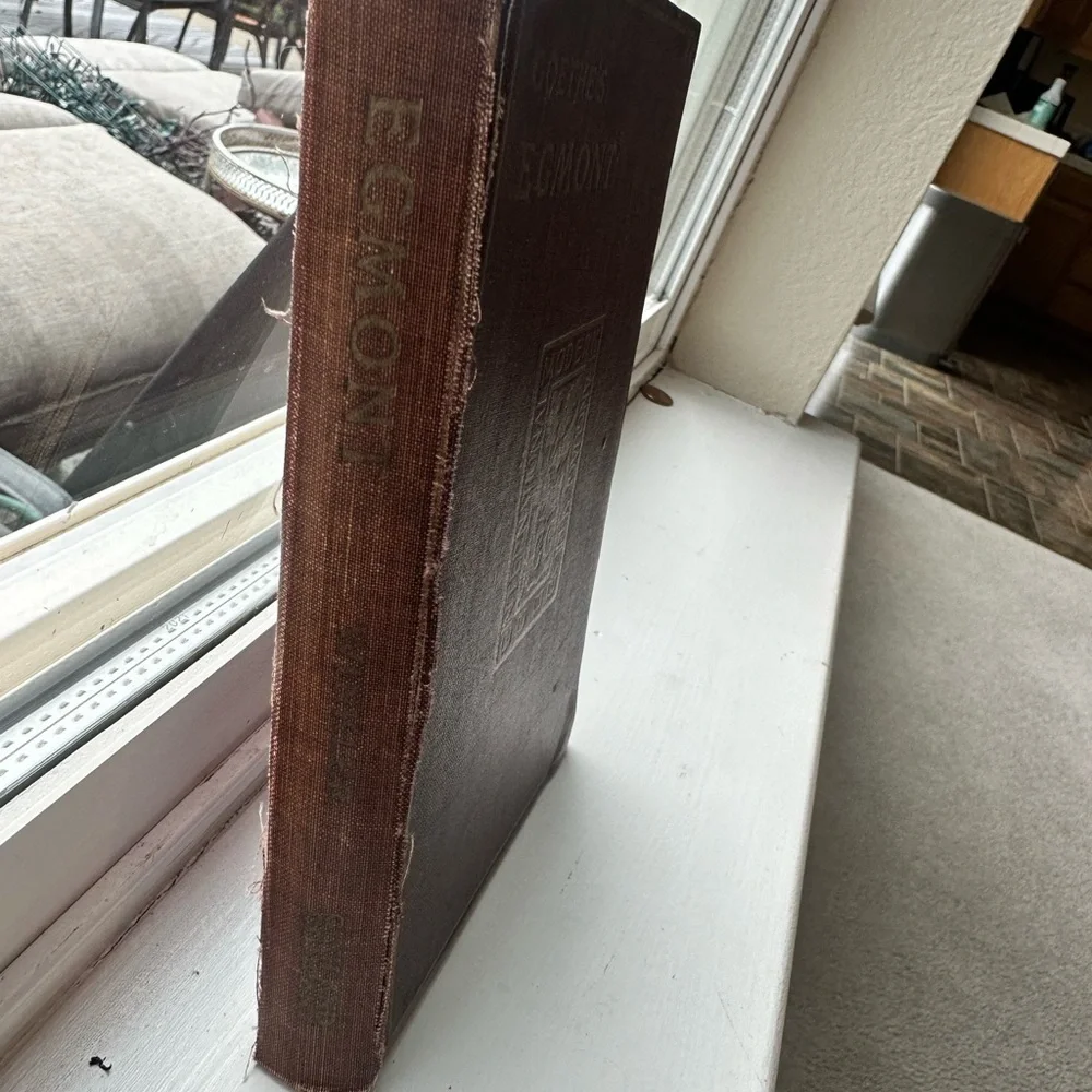 Goethe's Egmont Book